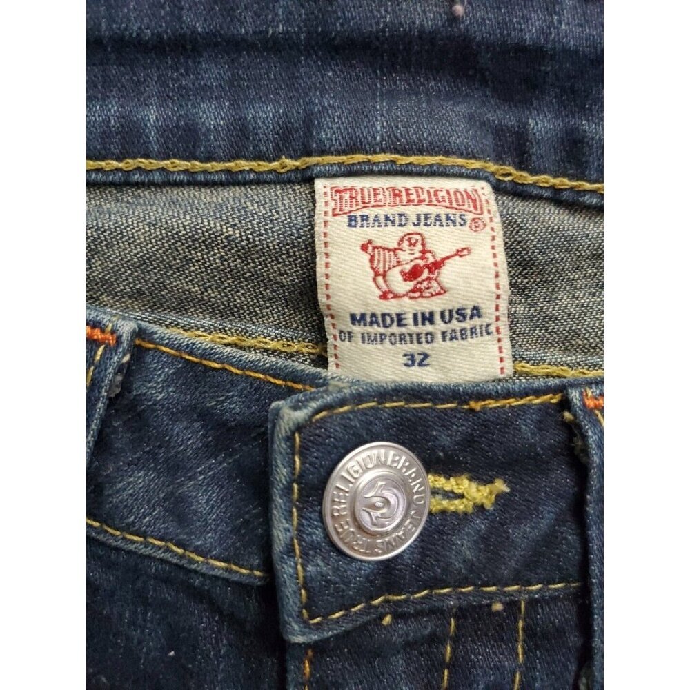 Vintage True Religion World Tour Billy Denim Jeans Pants Women’s Size 32 USA - Picture 3 of 16